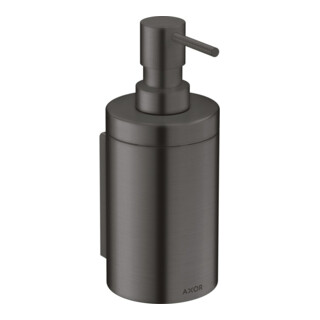 hansgrohe Axor Uni. Distributeur de lotion circulaire d 76x182 mm, mural, chrome brossé bleu