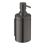 hansgrohe Axor Uni. Distributeur de lotion circulaire d 76x182 mm, mural, chrome brossé bleu
