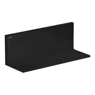 hansgrohe Axor Uni. Étagère rectangulaire 300 mm, fixation murale, noir mat
