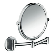 hansgrohe Axor Uni. Miroir de rasage circulaire, montage mural, chrome