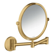hansgrohe Axor Uni Miroir de rasage circulaire, montage mural, optique or brossé