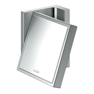 hansgrohe Axor Uni miroir de rasage rectangulaire inclinable, montage mural, chrome