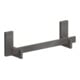 hansgrohe Axor Uni. Poignée rectangulaire 340 mm, fixation murale, chrome noir brossé-1