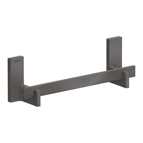 hansgrohe Axor Uni. Poignée rectangulaire 340 mm, fixation murale, chrome noir brossé