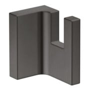 hansgrohe Axor Uni Porte-serviettes rectangulaire mural, chrome noir brossé