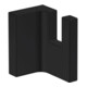 hansgrohe Axor Uni Porte-serviettes rectangulaire mural, noir mat-1