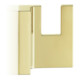 hansgrohe Axor Uni Porte-serviettes rectangulaire mural, optique or poli-2