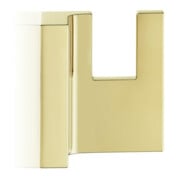 hansgrohe Axor Uni Porte-serviettes rectangulaire mural, optique or poli-2