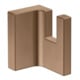 hansgrohe Axor Uni Porte-serviettes rectangulaire mural, or rouge brossé-1