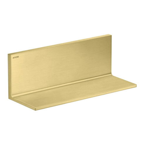 hansgrohe Axor Uni. Rectangulaire 300 mm, montage mural, laiton brossé