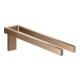 hansgrohe Axor Uni. Rectangulaire 380 mm, 2 bras, fixe, or poli r-1