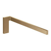 hansgrohe Axor Uni. Rectangulaire 380 mm, fixe, bronze brossé