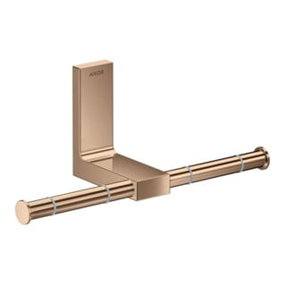 hansgrohe Axor Uni. Rectangulaire double, montage mural, or rouge poli