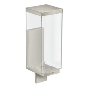 hansgrohe Axor Uni Rectangulaire en Verre pour Lotion, Montage Mural, Aspect Inox
