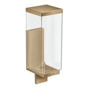 hansgrohe Axor Uni Rectangulaire Lotion Distributeur en Verre, Montage Mural, Bronze Brossé