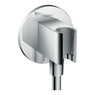 hansgrohe Axor Unité porte-rouleau Fixfit ronde, avec fonction maintien, or poli optique