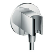 hansgrohe Axor Unité porte-rouleau Fixfit ronde, avec fonction maintien, or poli optique