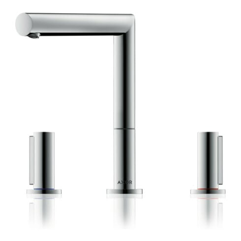 hansgrohe Axor Uno A 3 trous Robinet lavabo 200 183 mm, avec poignée Z, tirette, chrome