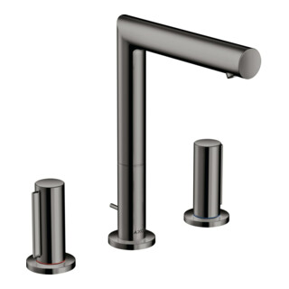 hansgrohe Axor Uno A 3 trous Robinet lavabo 200 183mm, mitigeur Z, tirette, chromé mat