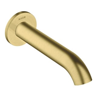 hansgrohe Axor Uno A Bec de baignoire 178 mm, chrome, avec robinet, mural, brossé