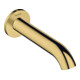 hansgrohe Axor Uno A Bec de baignoire 178 mm, chrome, avec robinet, vidage, or poli optique-1