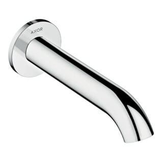 hansgrohe Axor Uno A Bec de baignoire 178 mm, courbé, avec rosace, mural, chromé