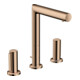 hansgrohe Axor Uno A Mitigeur lavabo 3 trous 183 mm, poignée Z, tirette, chromé-1