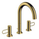 hansgrohe Axor Uno A Robinet lavabo 3 trous 173 mm, avec bec, tirette, chromé brillant-1