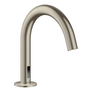 hansgrohe Axor Uno électronique lavabo avec régulation temp., alim. 230 V, inox brossé