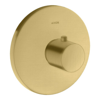 hansgrohe Axor Uno Highflow thermostatique encastré, finition or brossé, kit complet