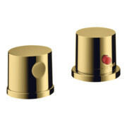 hansgrohe Axor Uno Kit de montage complet 2-L-BW-Rand mit Thermostat, opt. poli or