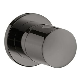 hansgrohe Axor Uno kit de montage prêt à poser vanne d'arrêt encastrée, chrome noir poli