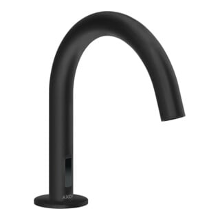 hansgrohe Axor Uno lavabo électronique avec régulation température, alim. 230 V, noir mat