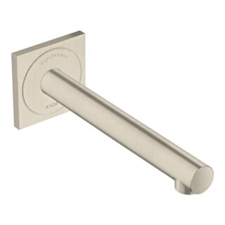 hansgrohe Axor Uno Mitigeur électronique pour lavabo encastré, bec 221 mm, nickel brossé