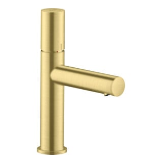 hansgrohe Axor Uno Mitigeur lavabo 110 123 mm, avec poignée, sans vidage, brossé