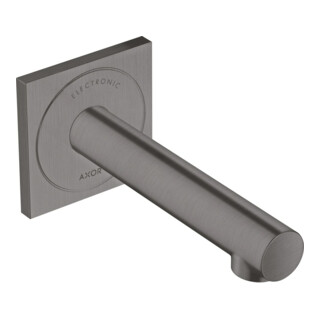 hansgrohe Axor Uno Mitigeur lavabo électronique encastré, bec 161 mm, chrome noir brossé