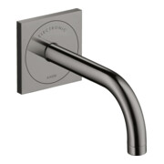 hansgrohe Axor Uno Mitigeur lavabo électronique encastré, bec 165 mm, chrome noir poli