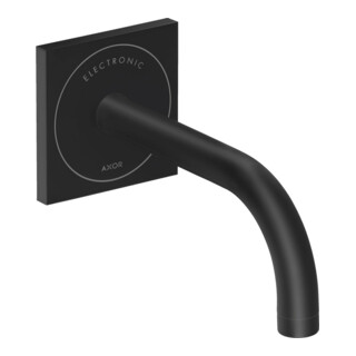 hansgrohe Axor Uno Mitigeur lavabo électronique encastré, bec 165 mm, noir mat