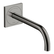 hansgrohe Axor Uno Mitigeur lavabo électronique encastré, bec 225 mm, chrome noir poli