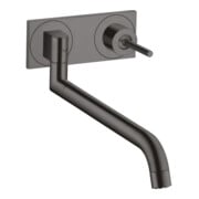 hansgrohe Axor Uno Mitigeur mural pour évier, chrome noir brossé