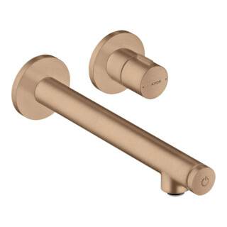 hansgrohe Axor Uno Select Mitigeur lavabo encastré, bec 221 mm, or brossé