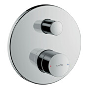 hansgrohe Axor Uno Set de montage complet Mitigeur bain encastré, avec Zerogr, chrome poli bleu