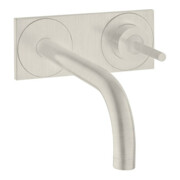 hansgrohe Axor Uno Set de montage complet Mitigeur lavabo encastré, poignée à broche, chrome, A 225 mm, ED