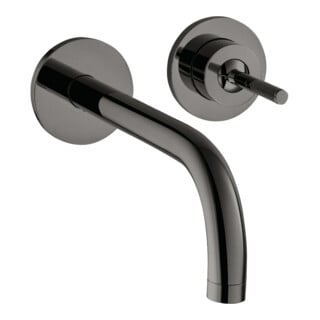 hansgrohe Axor Uno Set de montage complet Mitigeur lavabo encastré, poignée à broche, rosé, A 165 mm, po b