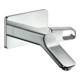 hansgrohe Axor Urquiola Set de montage complet Mitigeur lavabo encastré, bec 200 mm, optique or brossé-1