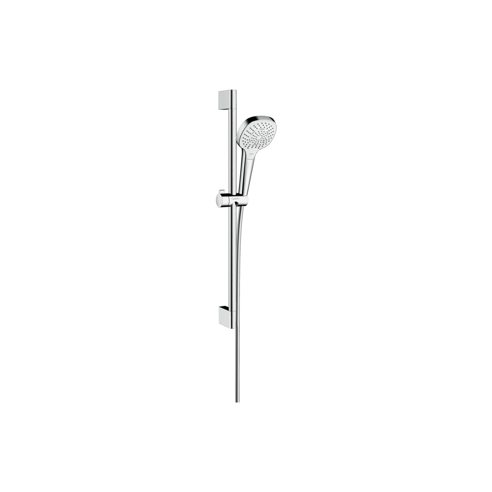 hansgrohe B-S Croma Sel. E Mul EcoSm. 669mm Brausestange, 9 l/min, weiß/chrom