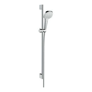 hansgrohe B-S Croma Sel. E Mul EcoSm. Barre de douche 959 mm, 9 l/min, blanc/chrome