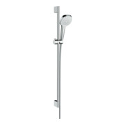 hansgrohe B-S Croma Sel. E Var. EcoSm. Barre de douche 959 mm, 9 l/min, blanc/chrome-1