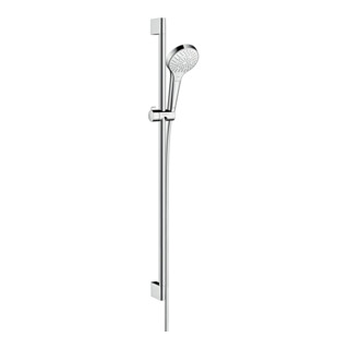 hansgrohe B-S Croma Sel. S Barre de douche Mul EcoSm. 959 mm, 9 l/min, blanc/chrome
