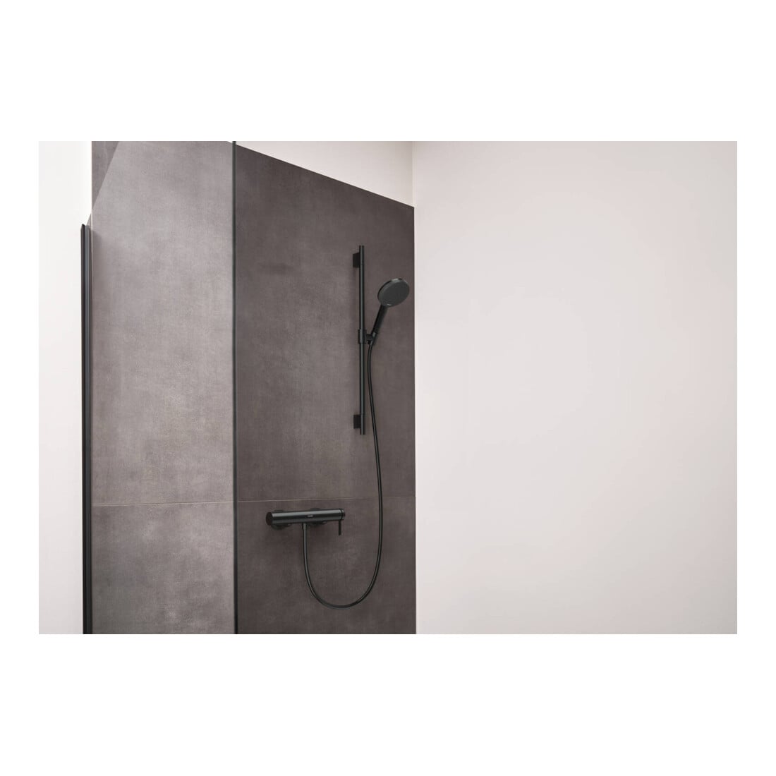 hansgrohe B-S Raindance Al. Se S EcoSm. Brosse St S P, 3 jets, entraxe 625 mm, bleu vc